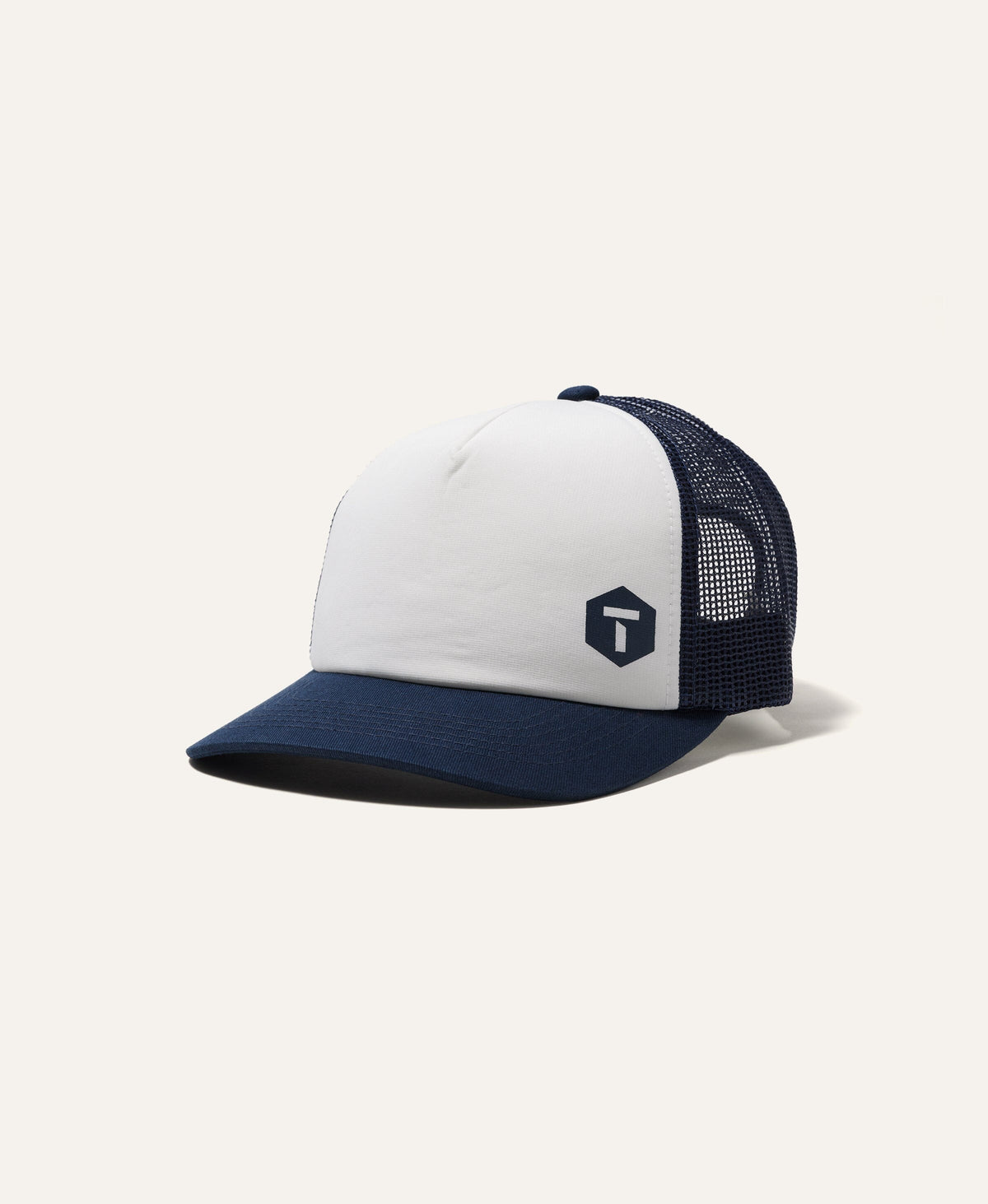 Foam Trucker Hat Truewerk #color_navy white