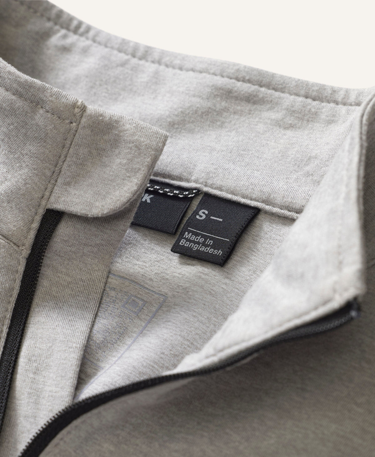 B2 Quarter Zip #color_light heathered grey