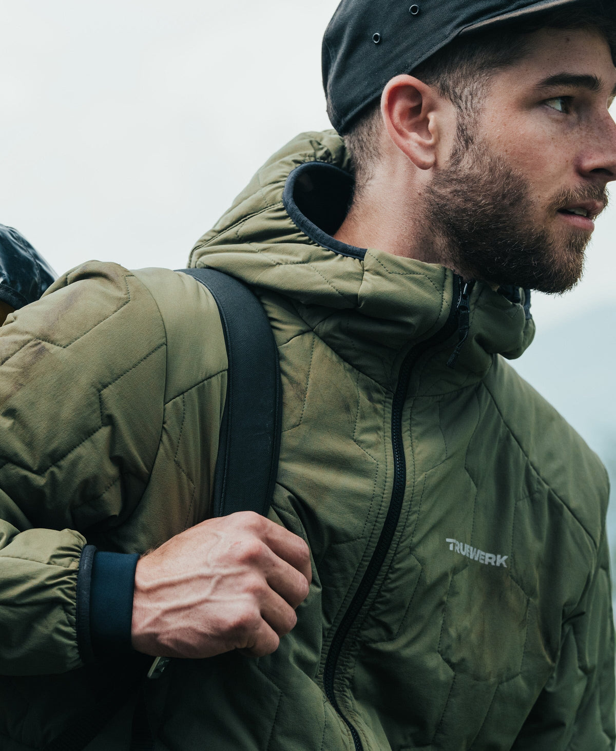 M3 Woobie Hoodie - Men's Fit Truewerk #color_deep olive
